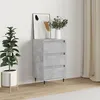 Image de vidaXL Buffet gris bÃ©ton 40x35x70 cm bois d'ingÃ©nierie