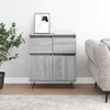 Image de vidaXL Buffet Sonoma gris 60x35x70 cm Bois d'ingÃ©nierie