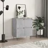 Image de vidaXL Buffet Gris bÃ©ton 60x35x70 cm Bois d'ingÃ©nierie