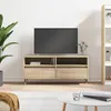 Image de Vidaxl Meuble Tv ChÃªne Sonoma 100x34,5x44,5 Cm Bois D'ingÃ©nierie