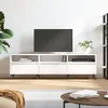 Image de vidaXL Meuble TV blanc 150x30x44,5 cm bois d'ingÃ©nierie