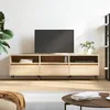 Image de Vidaxl Meuble Tv ChÃªne Sonoma 150x30x44,5 Cm Bois D'ingÃ©nierie