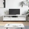 Image de vidaXL Meuble TV blanc 150x30x44,5 cm bois d'ingÃ©nierie