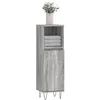 Image de vidaXL Armoire salle de bain sonoma gris 30x30x100 cm