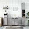 Image de vidaXL Armoire de bain sonoma gris 58x33x60 cm bois d'ingÃ©nierie
