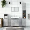 Image de vidaXL Armoire de bain gris bÃ©ton 58x33x60 cm bois d'ingÃ©nierie