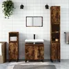 Image de vidaXL Armoire de bain chÃªne fumÃ© 58x33x60 cm bois d'ingÃ©nierie