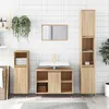 Image de vidaXL Armoire salle de bain chÃªne sonoma 80x33x60cm bois d'ingÃ©nierie