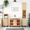 Image de vidaXL Armoire salle de bain chÃªne sonoma 80x33x60cm bois d'ingÃ©nierie