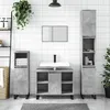 Image de vidaXL Armoire salle de bain gris bÃ©ton 80x33x60cm bois d'ingÃ©nierie