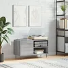 Image de vidaXL Armoire Ã  disques sonoma gris 85x38x48 cm bois d'ingÃ©nierie
