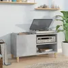 Image de vidaXL Armoire Ã  disques gris bÃ©ton 84,5x38x48 cm bois d'ingÃ©nierie