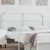 Image de vidaXL TÃªte de lit mÃ©tal blanc 150 cm