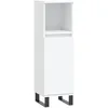 Image de vidaXL Ensemble d'armoires salle de bain 3 pcs blanc bois d'ingÃ©nierie