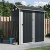 Image de Vidaxl Abri De Jardin Anthracite 192x152,5x237 Cm Acier GalvanisÃ©