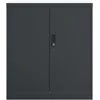 Image de vidaXL Classeur anthracite 79x40x90 cm acier