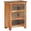Image de vidaXL Armoire latÃ©rale 55x33x75 cm bois massif d'acacia