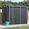 Image de Vidaxl Abri De Jardin Anthracite 191x215x198 Cm Acier GalvanisÃ©
