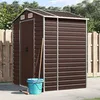 Image de Vidaxl Abri De Jardin Marron 191x130x198 Cm Acier GalvanisÃ©