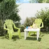Image de Vidaxl Chaises De Jardin Pour Enfants Lot De 2 Vert 37x34x44 Cm Pp