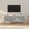 Image de vidaXL Ensemble de meubles TV 3 pcs Sonoma gris Bois d'ingÃ©nierie