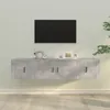 Image de vidaXL Ensemble de meubles TV 3 pcs Gris bÃ©ton Bois d'ingÃ©nierie