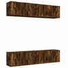 Image de vidaXL Ensemble de meubles TV 6 pcs ChÃªne fumÃ© Bois d'ingÃ©nierie