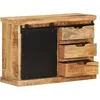 Image de vidaXL Buffet 80x30x55 cm bois de manguier brut massif