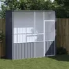 Image de Cage Ã Oiseaux Acier Galva 215x78x200 Cm Anthracite Avec Porte SÃ©curisÃ©e