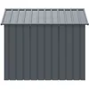 Image de Vidaxl Niche Pour Chien Avec Toit Anthracite Acier GalvanisÃ©
