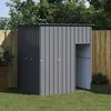 Image de Vidaxl Niche Pour Chien Avec Toit Anthracite Acier GalvanisÃ©