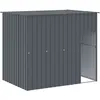 Image de Vidaxl Niche Pour Chien Avec Toit Anthracite Acier GalvanisÃ©