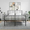 Image de vidaXL Tables de chevet 2 pcs gris bÃ©ton 40x35x69 cm bois d'ingÃ©nierie
