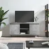 Image de vidaXL Meuble TV gris bÃ©ton 104x35x50 cm bois d'ingÃ©nierie