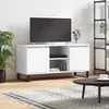 Image de vidaXL Meuble TV blanc 104x35x50 cm bois d'ingÃ©nierie