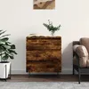 Image de vidaXL Buffet ChÃªne fumÃ© 60x35x70 cm Bois d'ingÃ©nierie