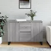 Image de vidaXL Buffet sonoma gris 101,5x35x70 cm bois d'ingÃ©nierie