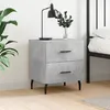 Image de vidaXL Table de chevet gris bÃ©ton 40x35x47,5 cm bois d'ingÃ©nierie