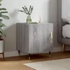 Image de vidaXL Table de chevet sonoma gris 40x40x50 cm bois d'ingÃ©nierie