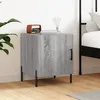 Image de vidaXL Table de chevet sonoma gris 40x40x50 cm bois d'ingÃ©nierie