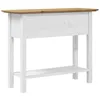 Image de vidaXL Table console BODO marron 90x34,5x73 cm bois de pin massif