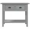 Image de vidaXL Table console BODO gris 90x34,5x73 cm bois de pin massif