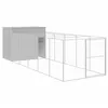 Image de Vidaxl Niche Pour Chien Avec Cour Gris Clair 214x661x181 Cm