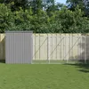 Image de Vidaxl Niche Pour Chien Avec Cour Gris Clair 214x1273x181 Cm