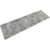 Image de vidaXL Tapis de cuisine lavable impression bÃ©ton 60x180 cm velours