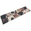 Image de vidaXL Tapis de cuisine lavable impression peau d'animal 45x150 cm
