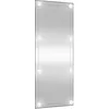 Image de vidaXL Miroir mural avec lumiÃ¨res LED 40x100 cm verre rectangulaire