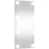 Image de vidaXL Miroir mural avec lumiÃ¨res LED 50x100 cm verre rectangulaire
