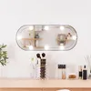 Image de vidaXL Miroir mural avec lumiÃ¨res LED 20x50 cm verre ovale