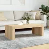 Image de vidaXL Table basse chÃªne sonoma 102x50x36 cm bois d'ingÃ©nierie